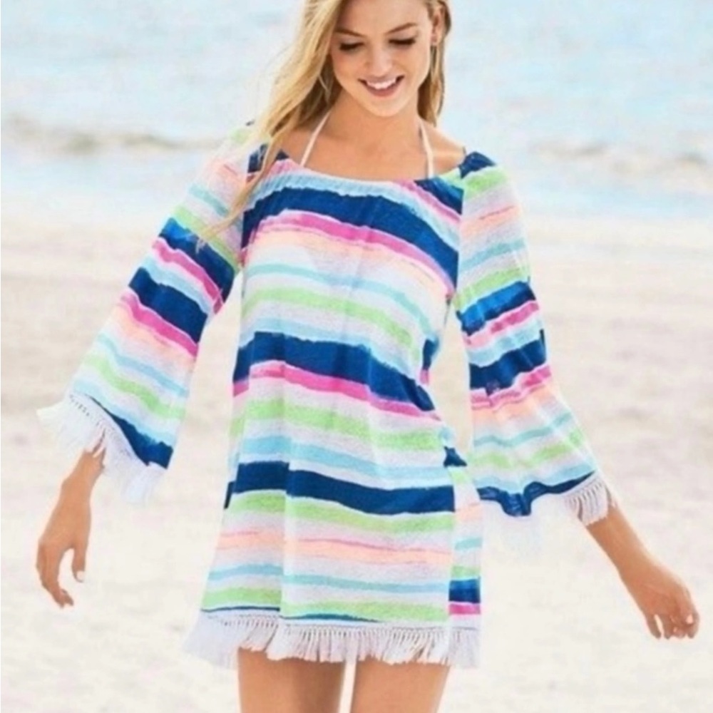 Lilly Pulitzer fringe cover up
